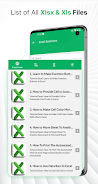 Xlsx File Reader & Xls Viewer Captura de tela 1