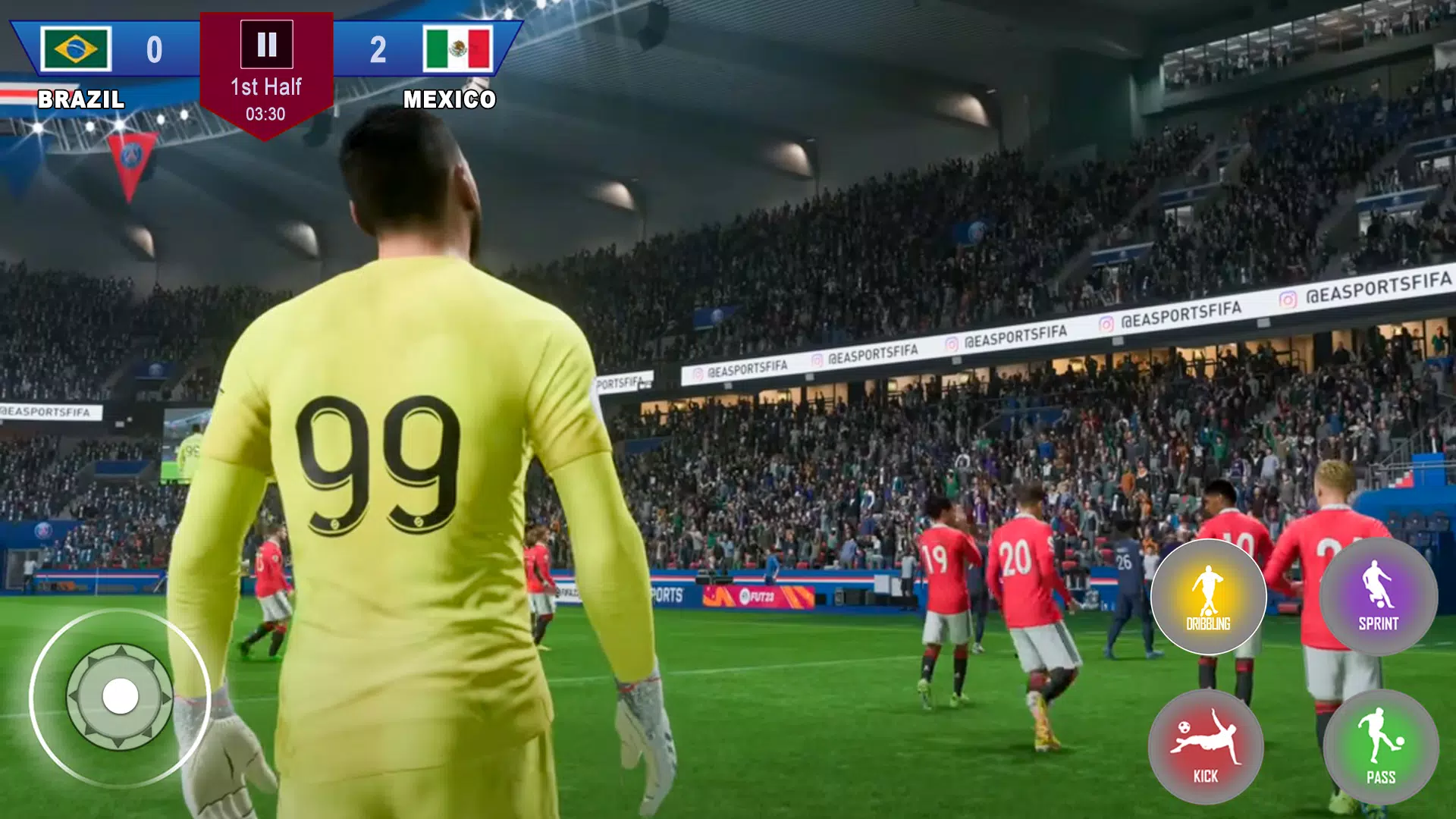 Football Games 2024 Real Kick 螢幕截圖 1