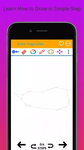 How to Draw Real Vegetables Captura de pantalla 0