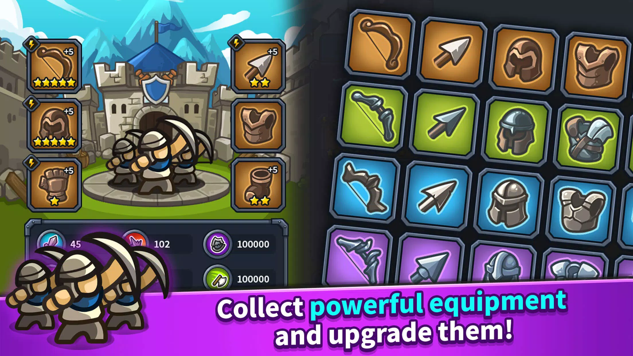 Idle Kingdom Defense Скриншот 3