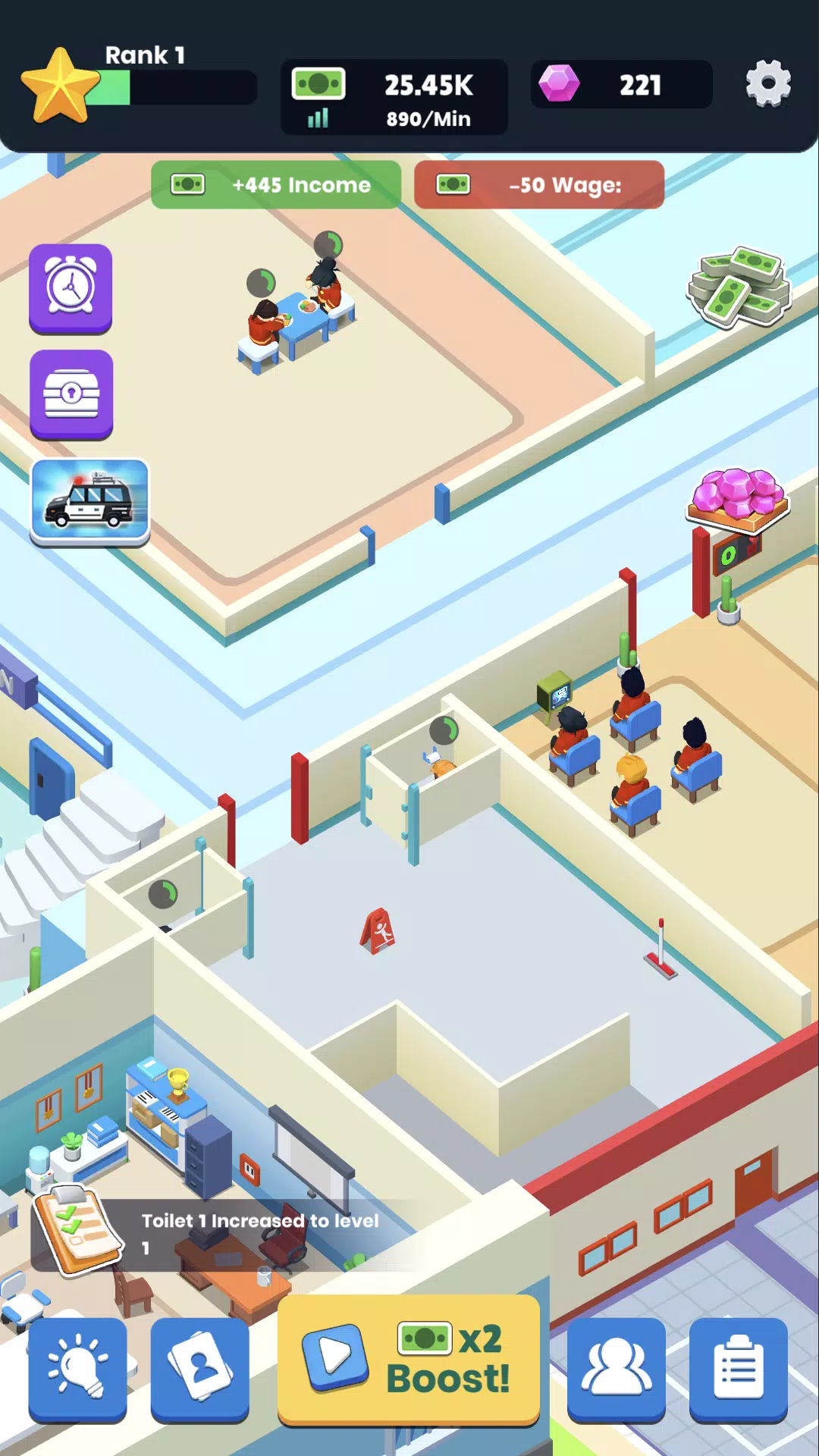 Emergency mission - idle game 螢幕截圖 2