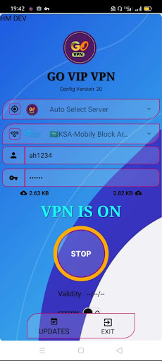 GO VIP VPN Tangkapan skrin 0
