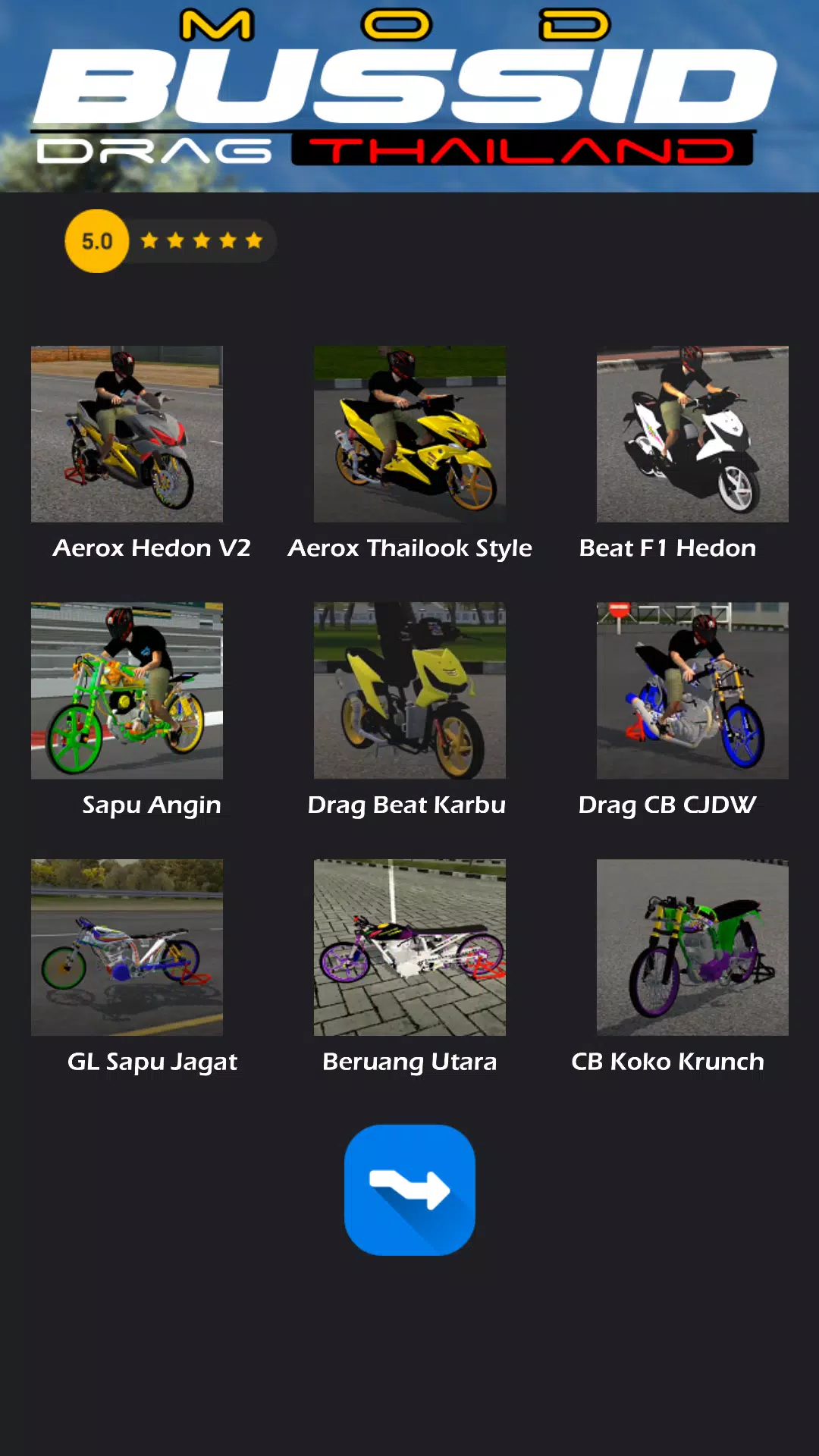 Mod Bussid Drag Thailand Скриншот 1