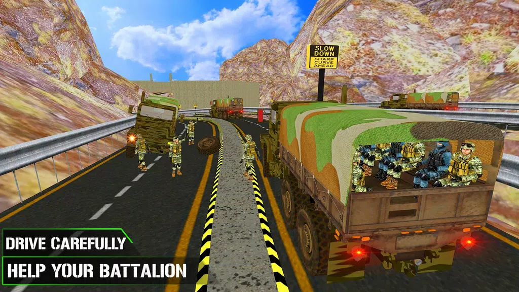 US Army Transporter Truck Game Скриншот 1