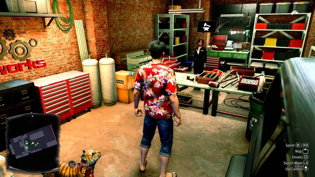您的Gearworks位置,您像龍一樣升級大砲:夏威夷海盜Yakuza