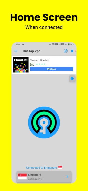 OneTap Vpn 螢幕截圖 1