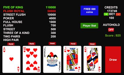Poker Jolly Card 螢幕截圖 0