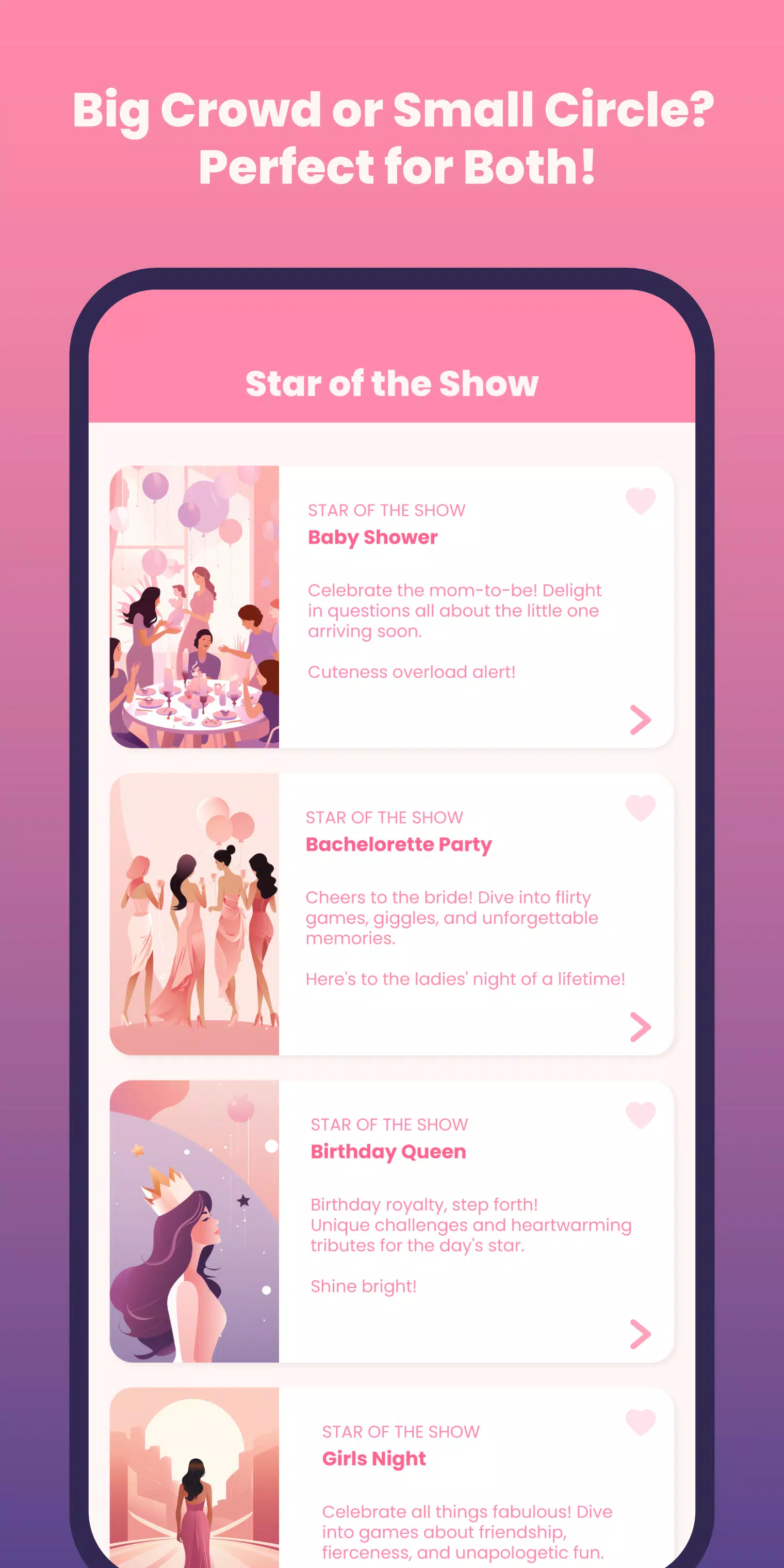 Girls Night - Group Party Game 스크린샷 2
