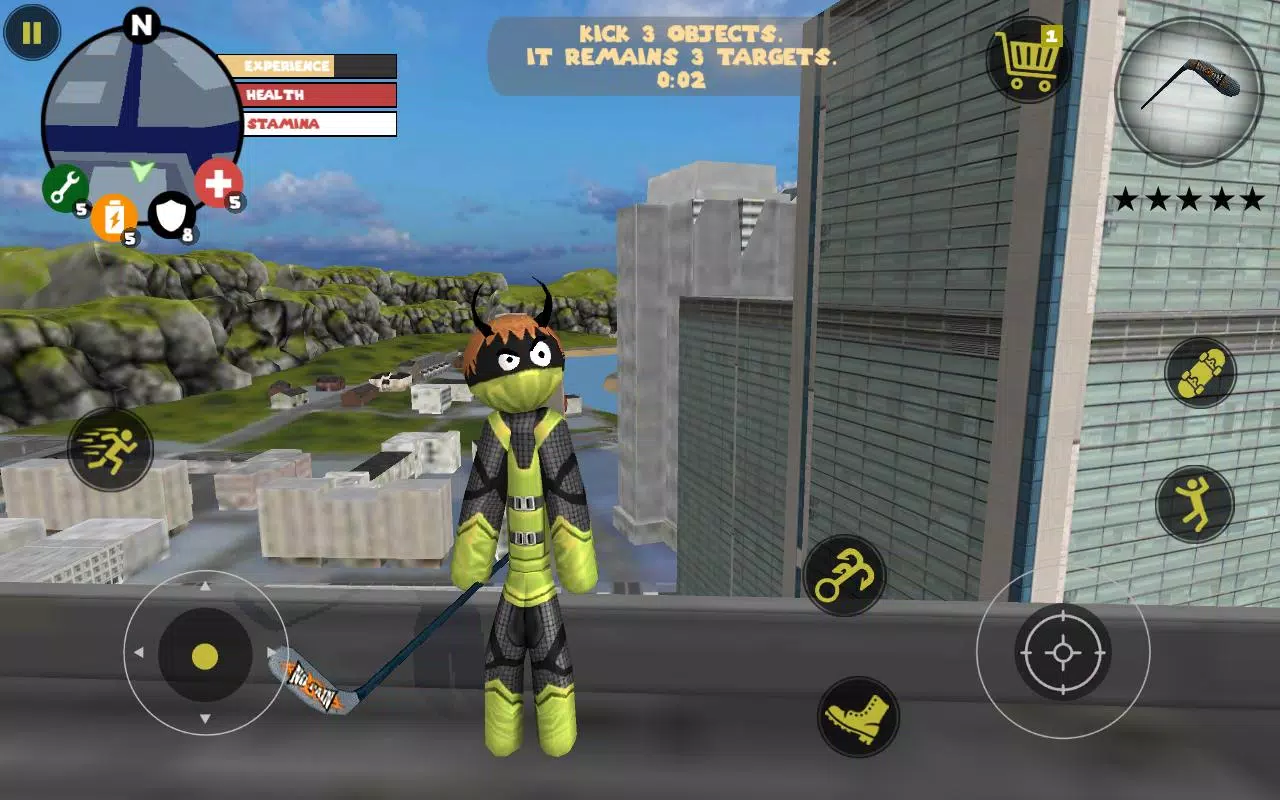 Stick Rope Hero Captura de tela 2