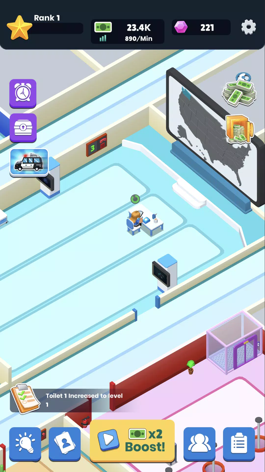 Emergency mission - idle game 螢幕截圖 0