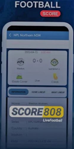 Score808 Sport - Live Football 스크린샷 0