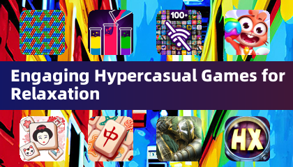 Juegos hipercasuales atractivos para la relajación