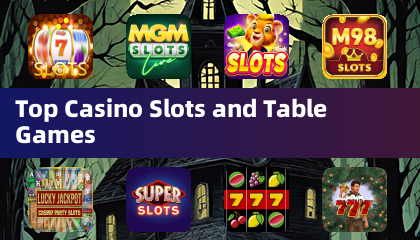 Las mejores tragamonedas de casino y juegos de mesa