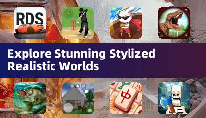 Explorez des mondes réalistes stylisés superbes