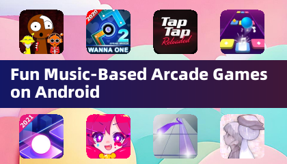 เกมอาร์เคดที่ใช้ดนตรีสนุกบน Android