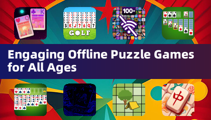 Engaging Offline Puzzle Games for All Ages