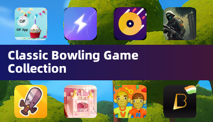 Colección de juegos de boliche clásico