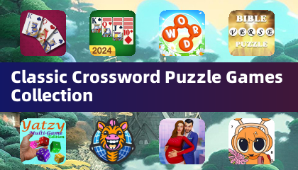 Coleção de Jogos de Quebra-Cabeça de Palavras Cruzadas Clássicas