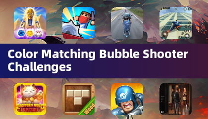 カラーマッチング バブルシューター チャレンジ