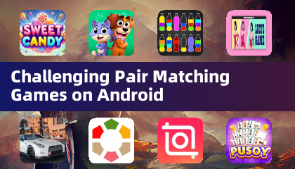 Jogos desafiadores de pareamento de pares no Android