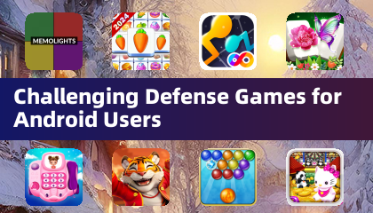 Jogos de Defesa Desafiadores para Usuários do Android